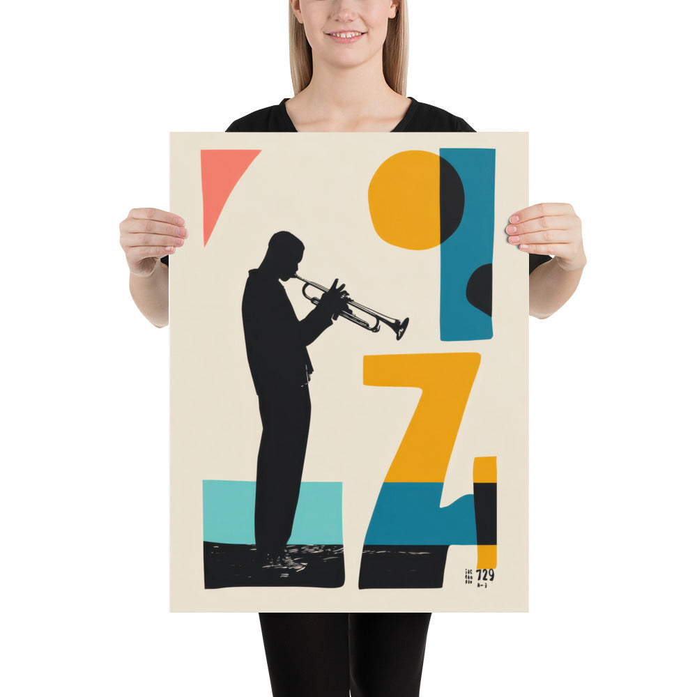 Jazz dopamine decor print mockup
