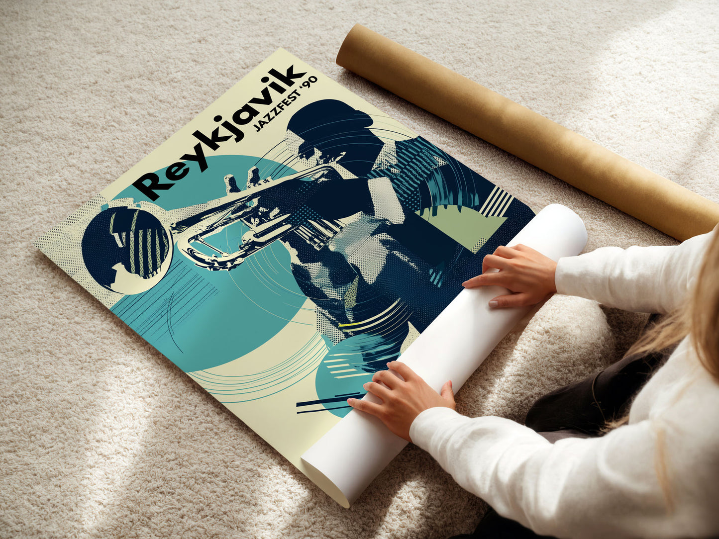 Reykjavík Jazzfest 1990 — Modern Jazz Festival Poster |