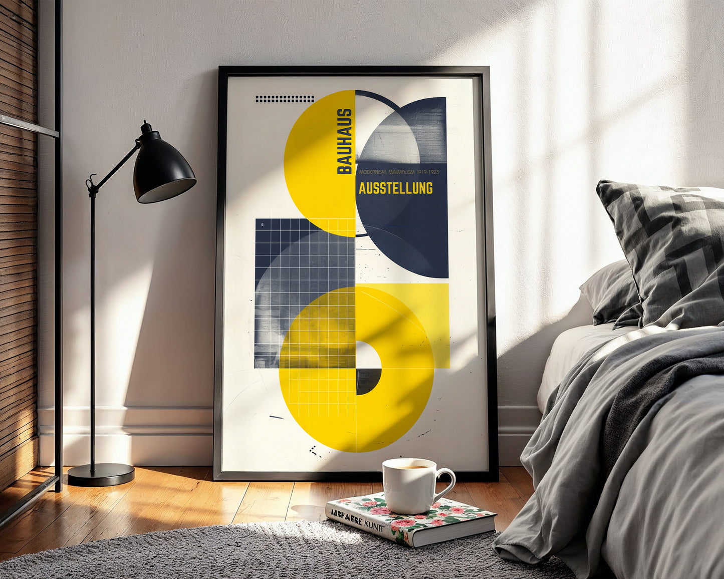 Bauhaus Ausstellung Poster – Modernist Geometric Architecture Art Print