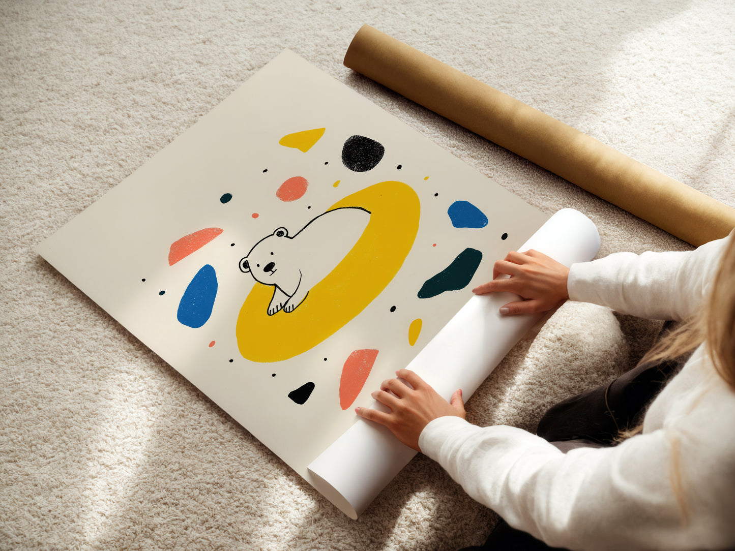 The circle of Svalbard – Scandinavian Nursery Wall Art