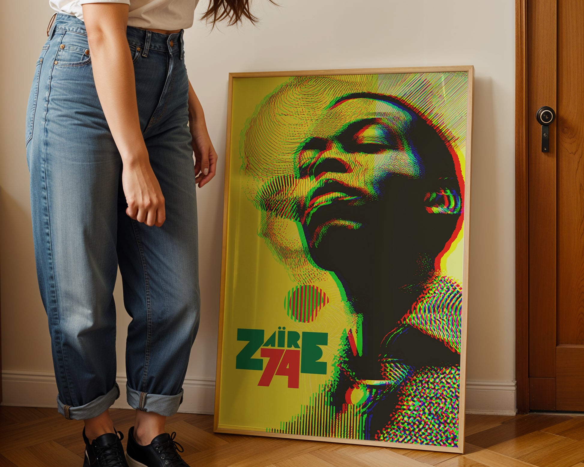 Yellow poster