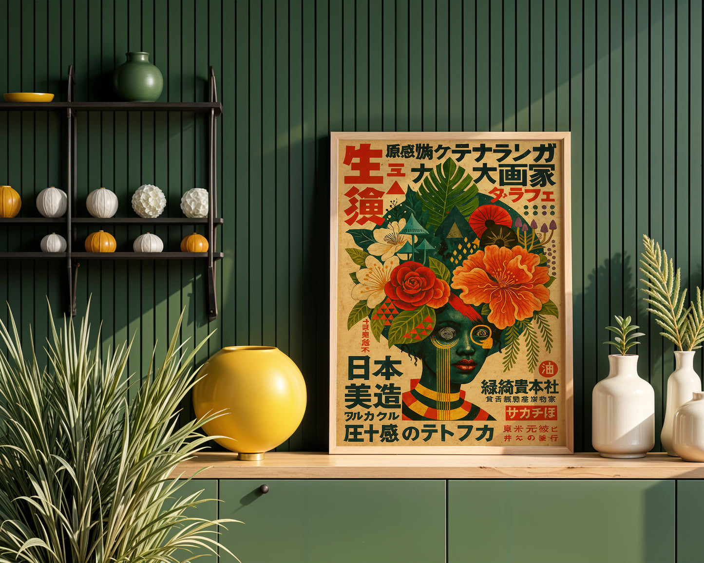 White Lotus — Japanese Botanical Portrait | Vintage Art Print | Contemporary Wall Art