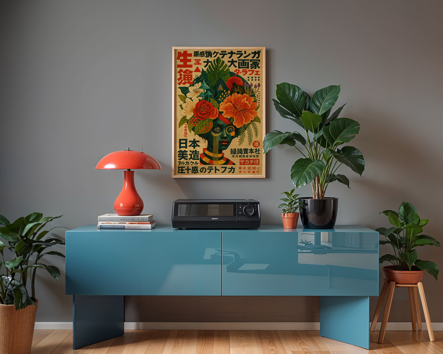 White Lotus — Japanese Botanical Portrait | Vintage Art Print | Contemporary Wall Art
