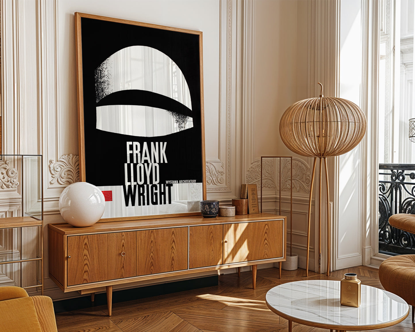 Architectural Icon Series No. 01 – Minimalist Polish Architecture Exhibition Art Print
