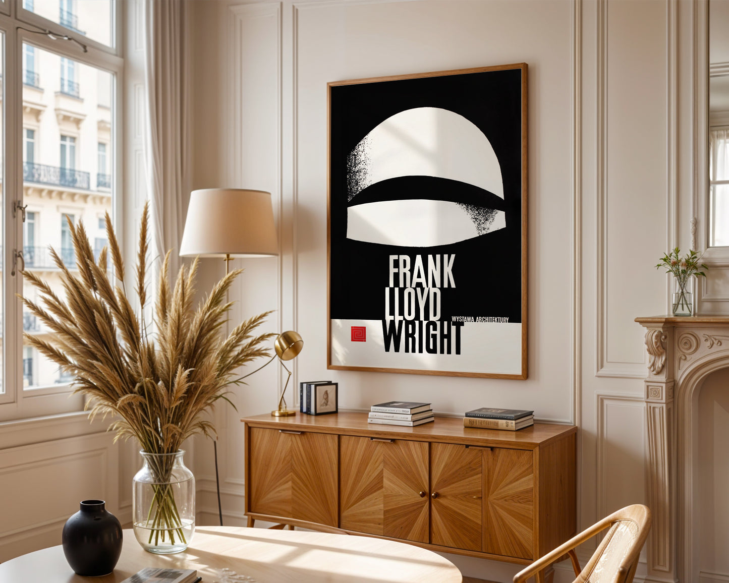 Architectural Icon Series No. 01 – Minimalist Polish Architecture Exhibition Art Print