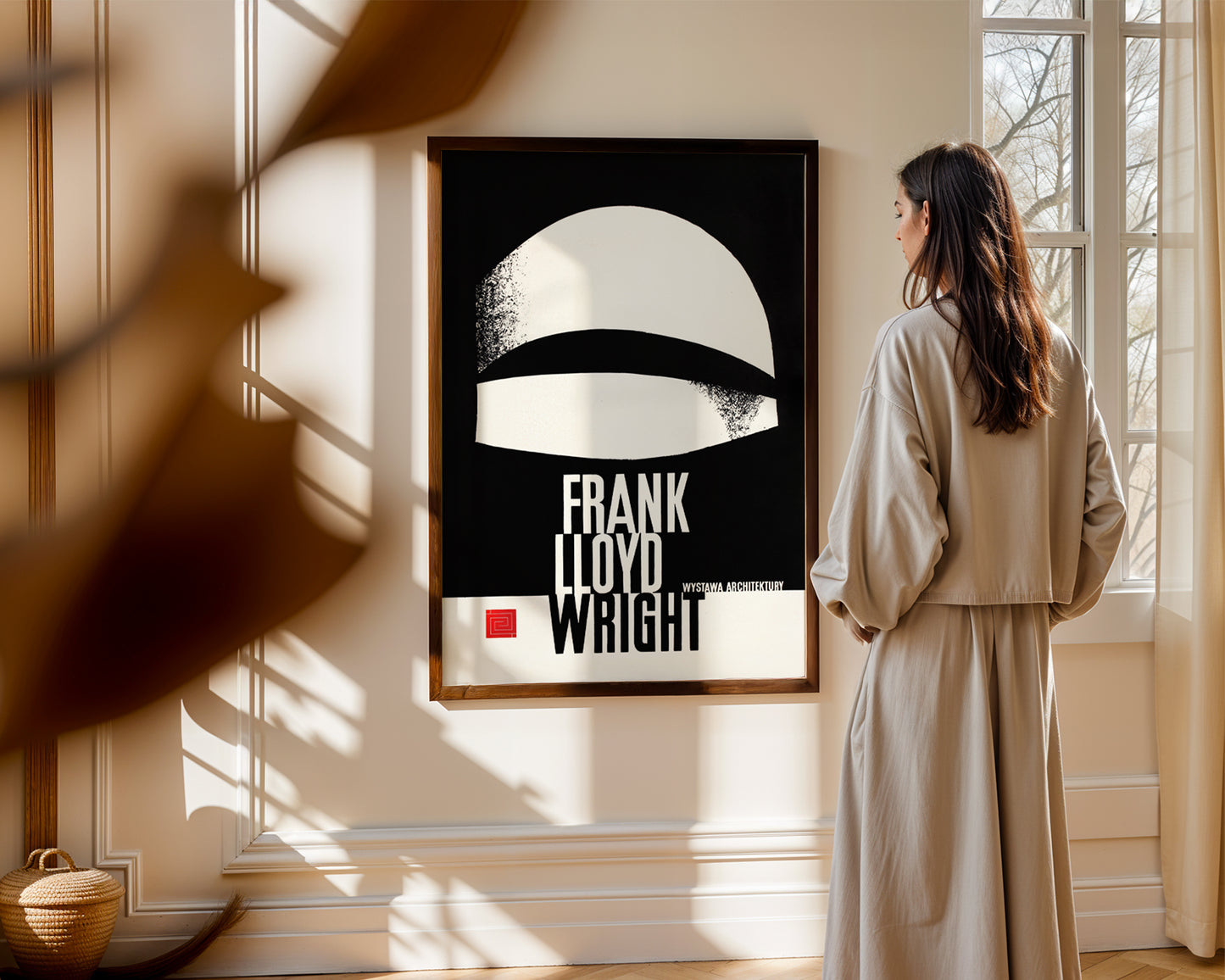 Architectural Icon Series No. 01 – Minimalist Polish Architecture Exhibition Art Print