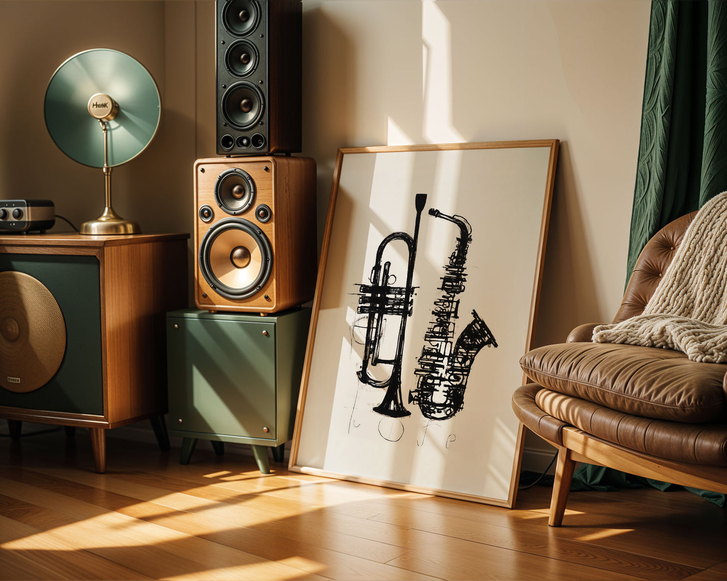 French Jazz poster decor
