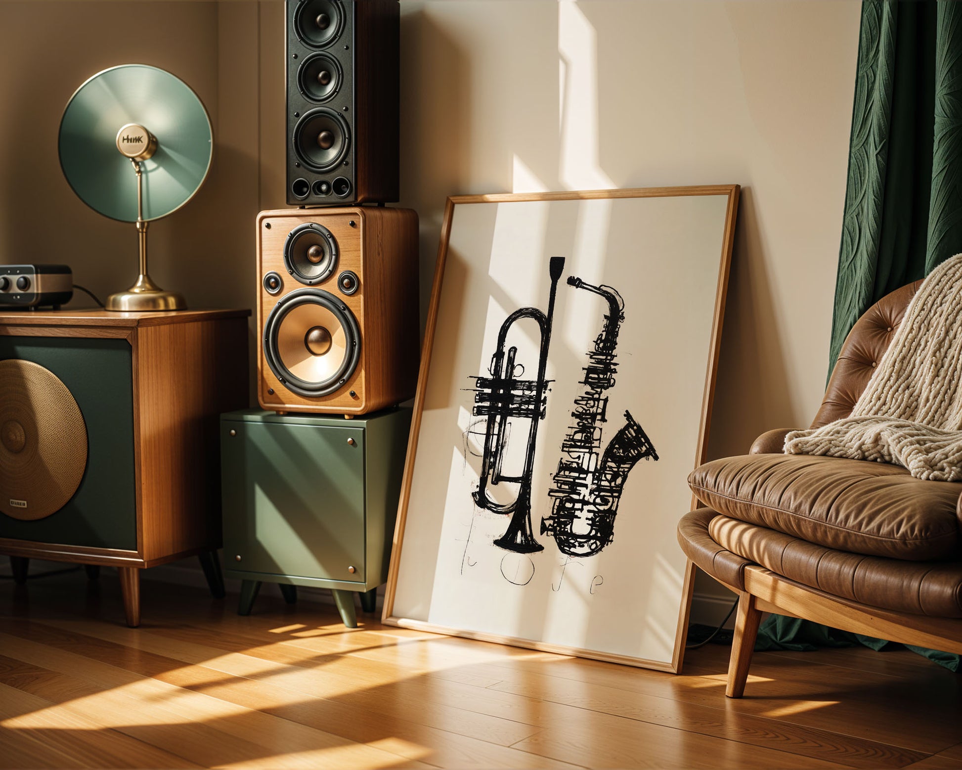 French Jazz poster decor
