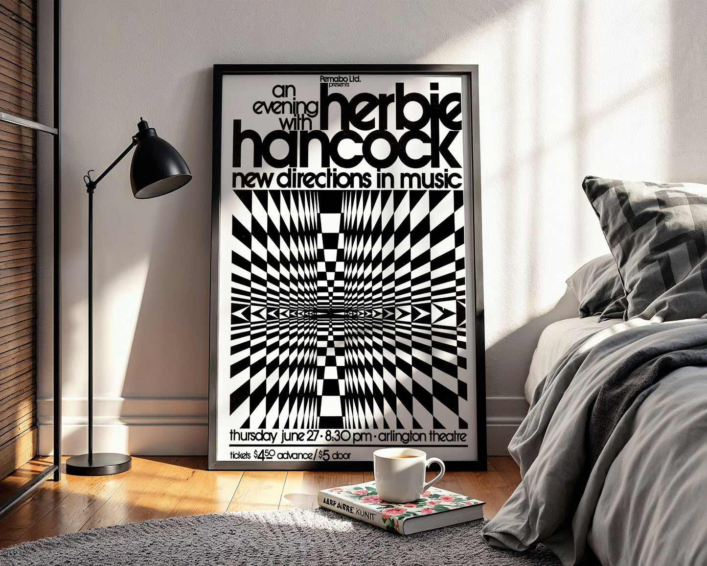 Herbie Hancock New Directions in Music Poster – Vintage Jazz Art