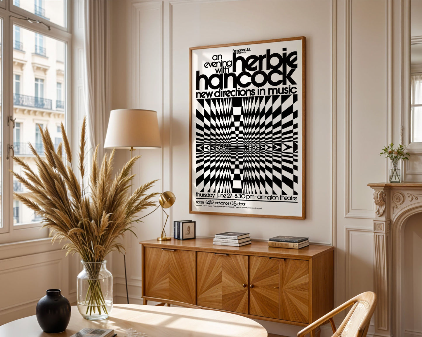 Herbie Hancock New Directions in Music Poster – Vintage Jazz Art