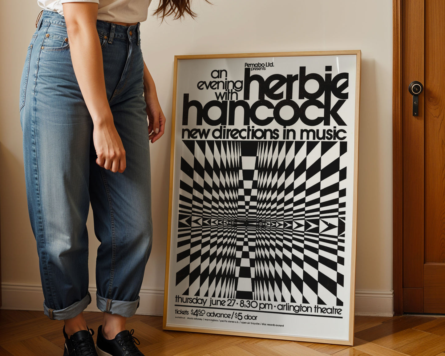 Herbie Hancock New Directions in Music Poster – Vintage Jazz Art