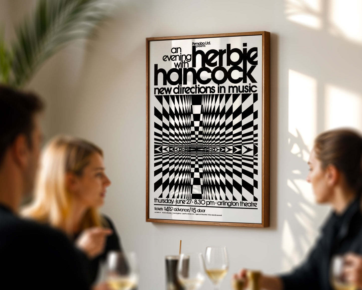 Herbie Hancock New Directions in Music Poster – Vintage Jazz Art