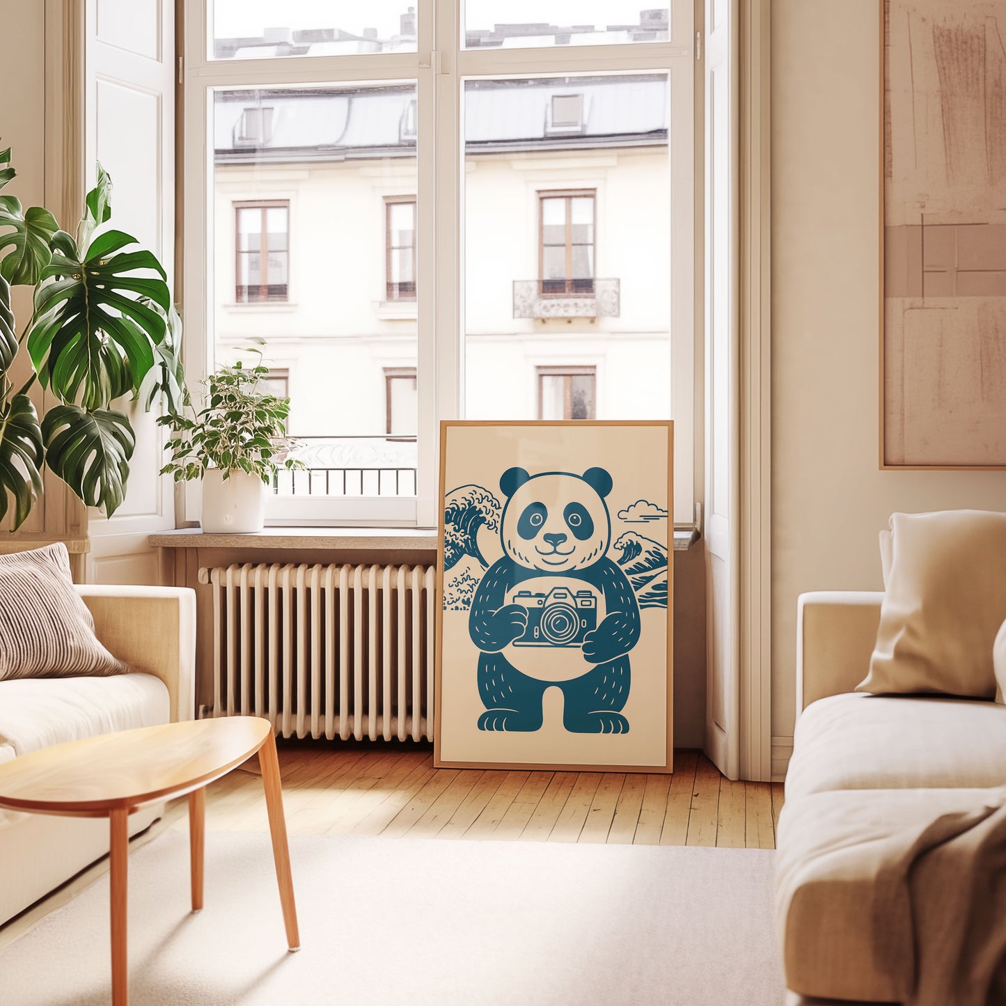 The Great Shot — Panda Photographer Japanese Art Print