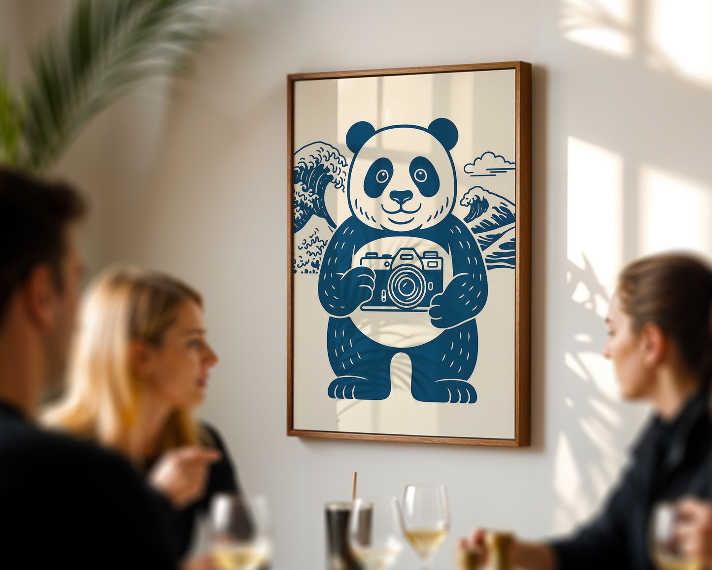 The Great Shot — Panda Photographer Japanese Art Print