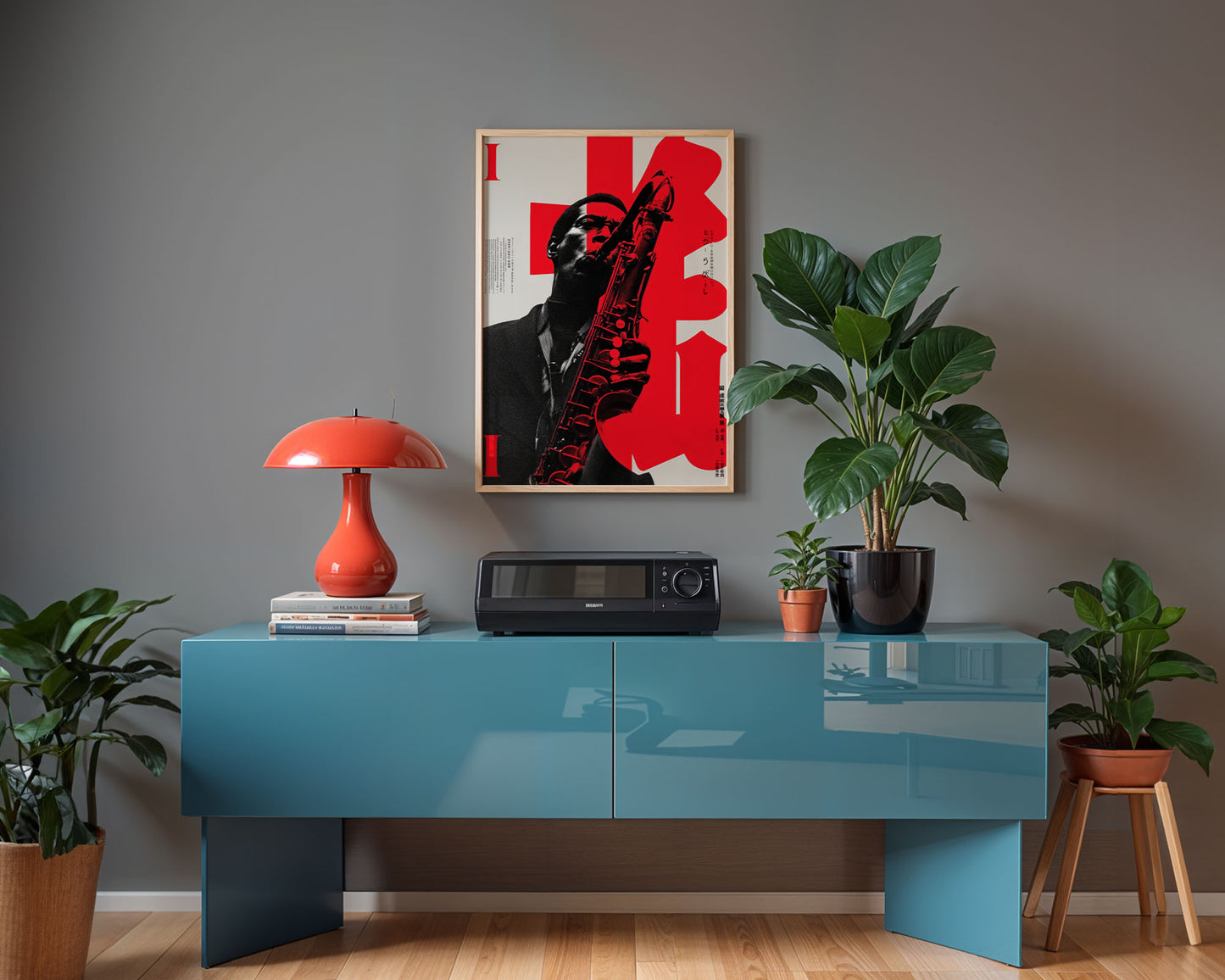 John Coltrane – Japanese Jazz Poster (Afro Blue Era)