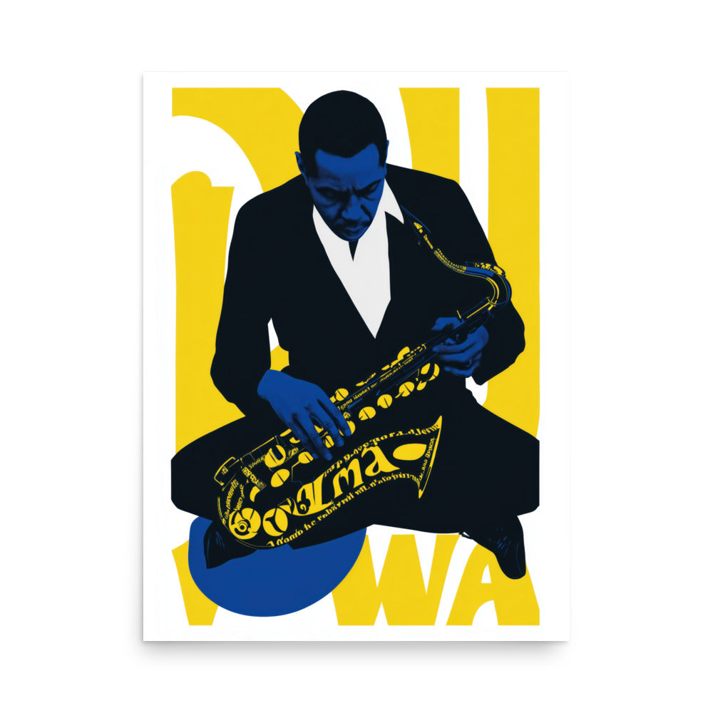 Jazz player print