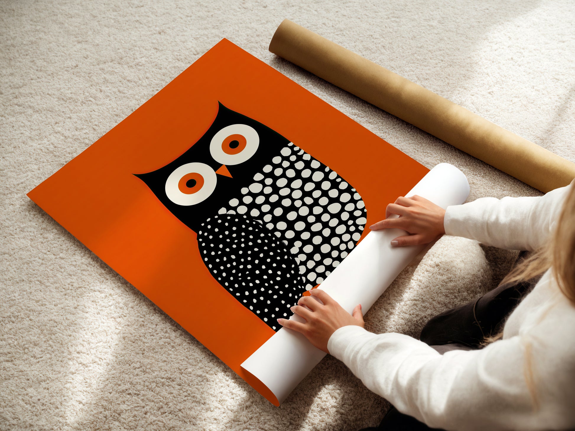 iving room statement print