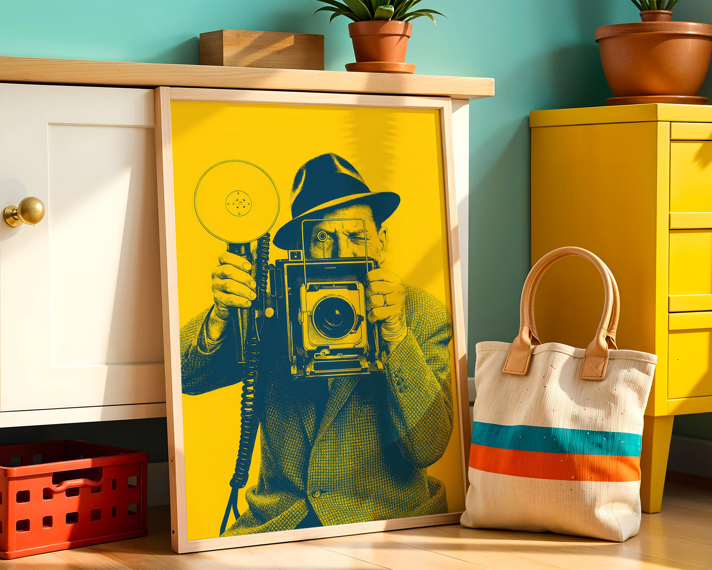 Street Snapper — Vintage Camera Portrait