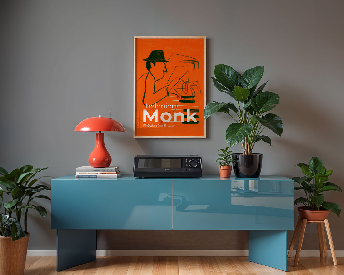 Thelonious Monk at Carnegie Hall 1957 – Modern Jazz Poster Print