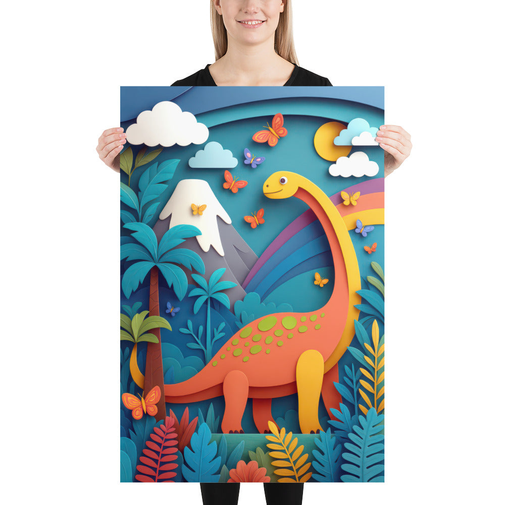 kids  
dinosaur poster