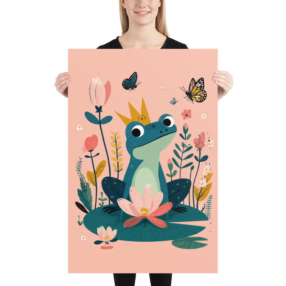 frog art print