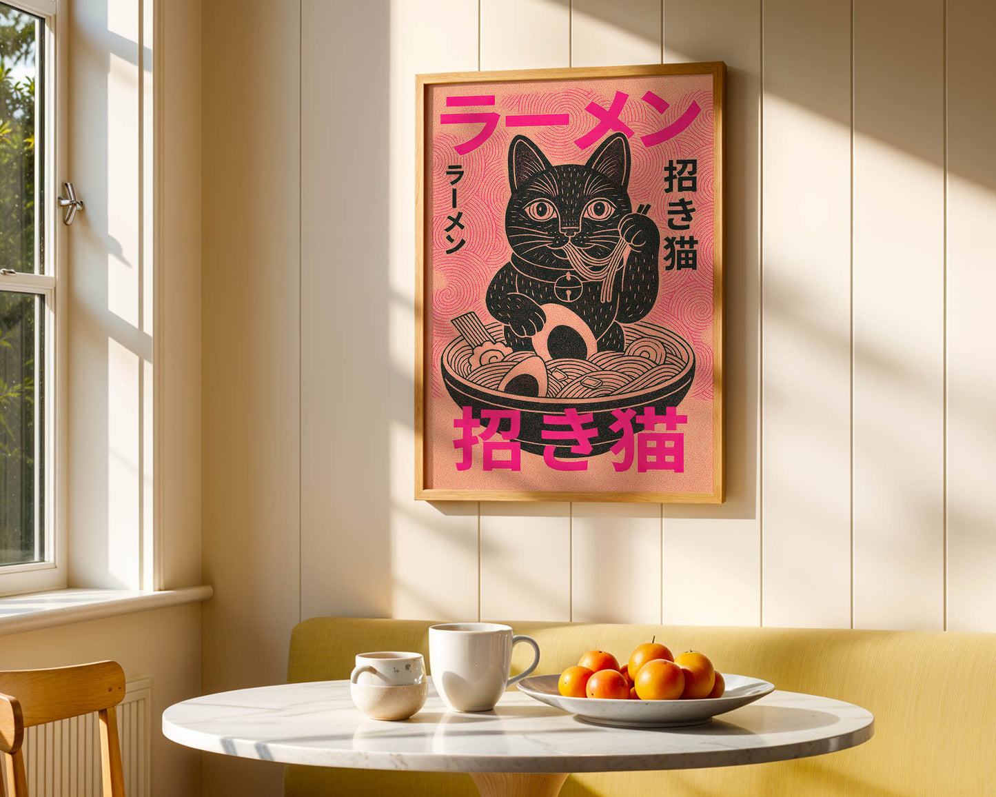 Maneki Ramen — Lucky Cat Japanese Art Print