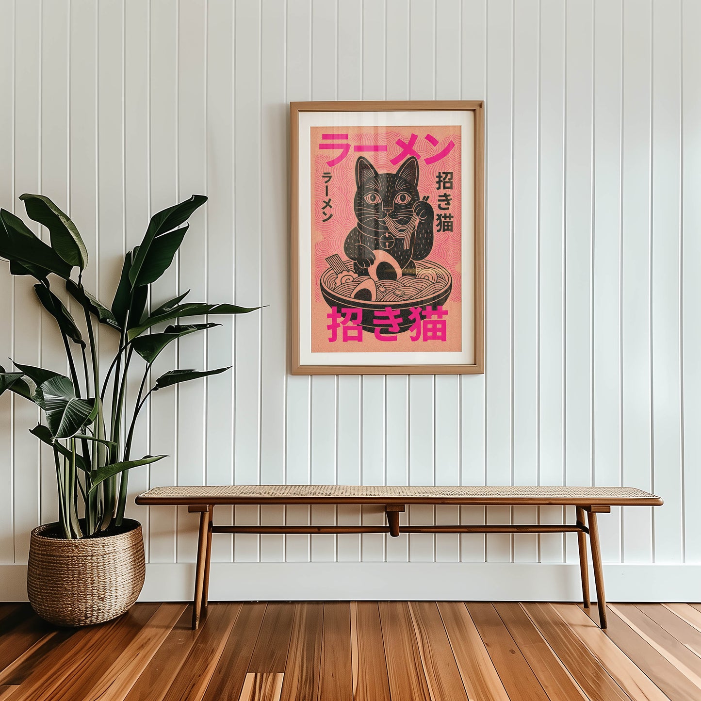 Maneki Ramen — Lucky Cat Japanese Art Print