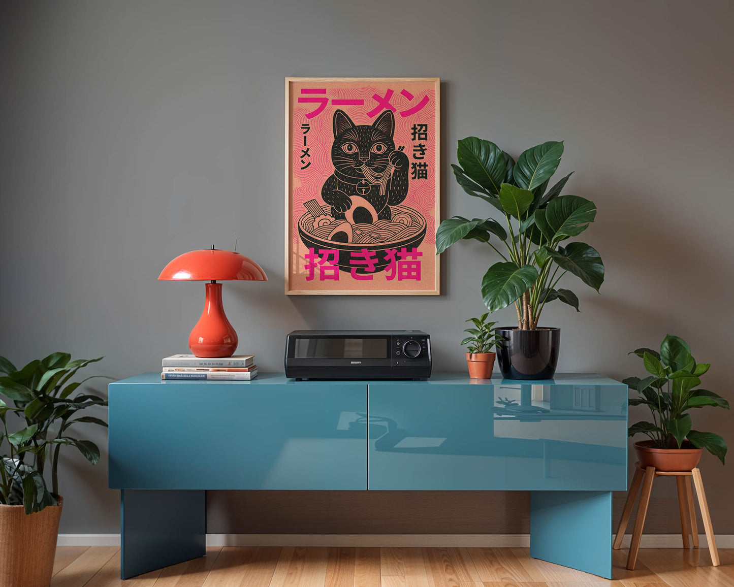 Maneki Ramen — Lucky Cat Japanese Art Print