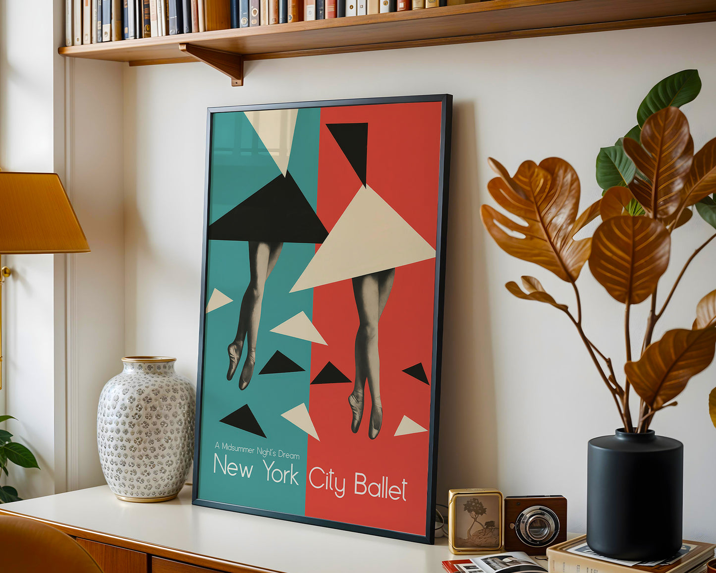 A Midsummer Night’s Dream — New York City Ballet | Modern Ballet Poster | Mid-Century Dance Art Print
