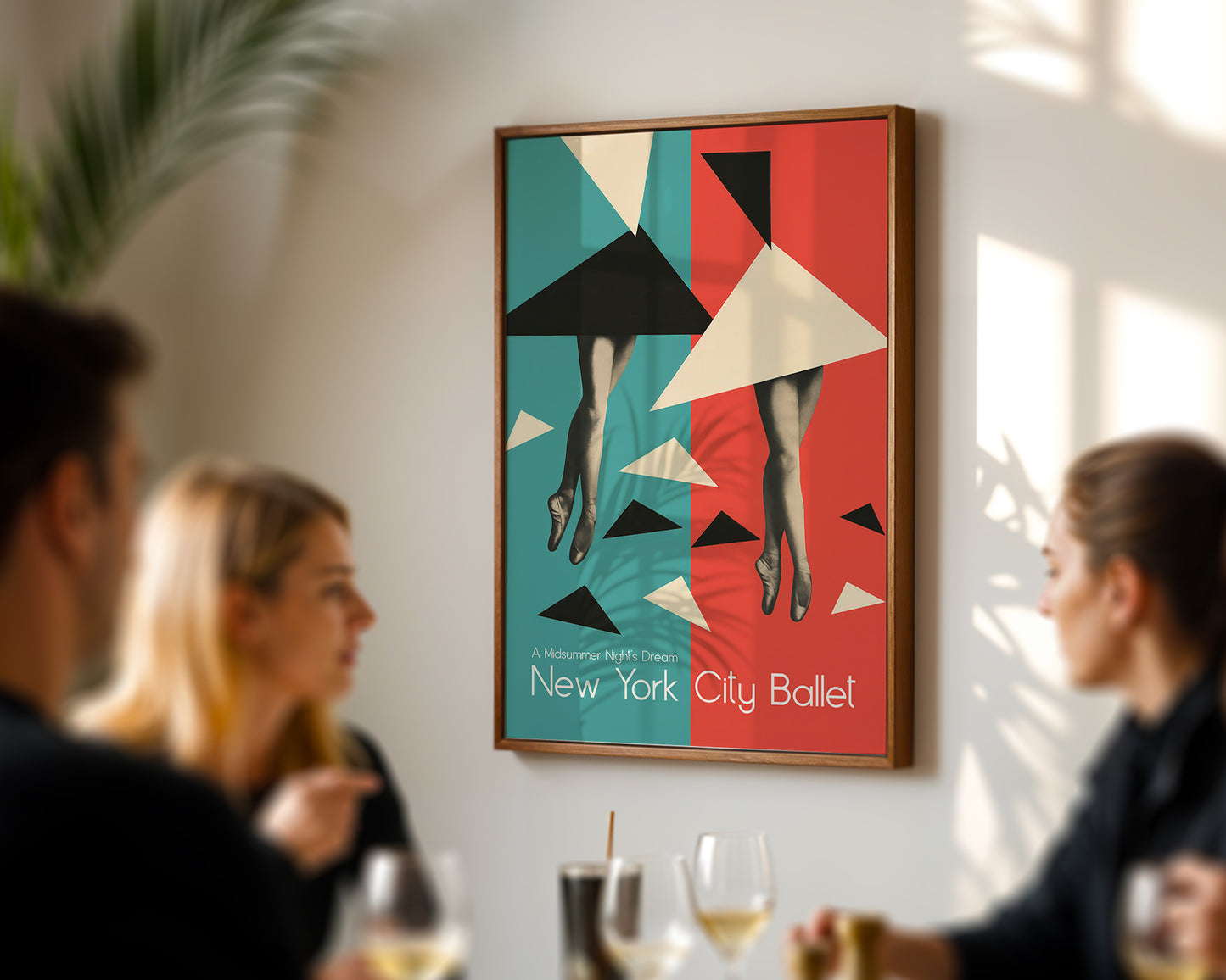 A Midsummer Night’s Dream — New York City Ballet | Modern Ballet Poster | Mid-Century Dance Art Print