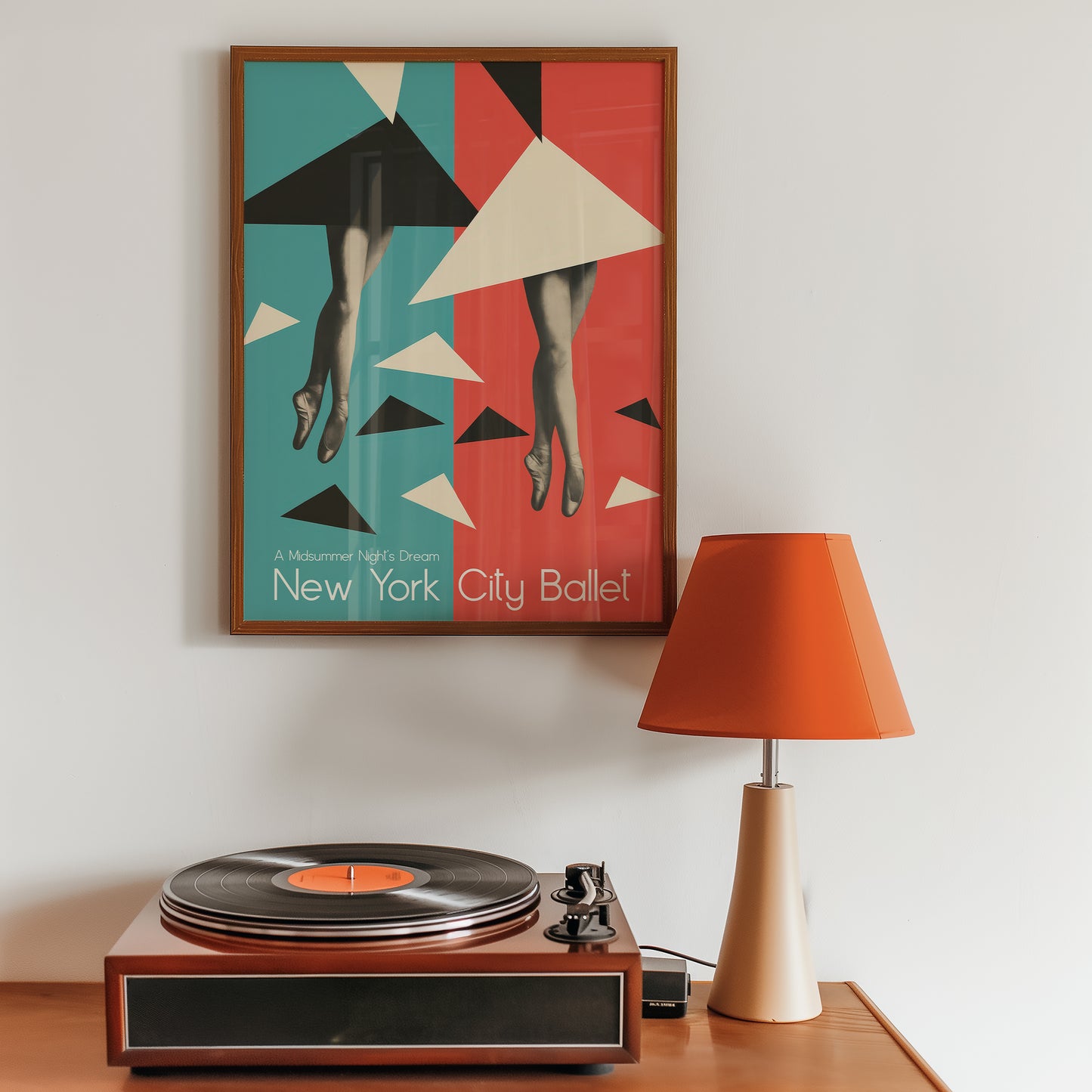 A Midsummer Night’s Dream — New York City Ballet | Modern Ballet Poster | Mid-Century Dance Art Print
