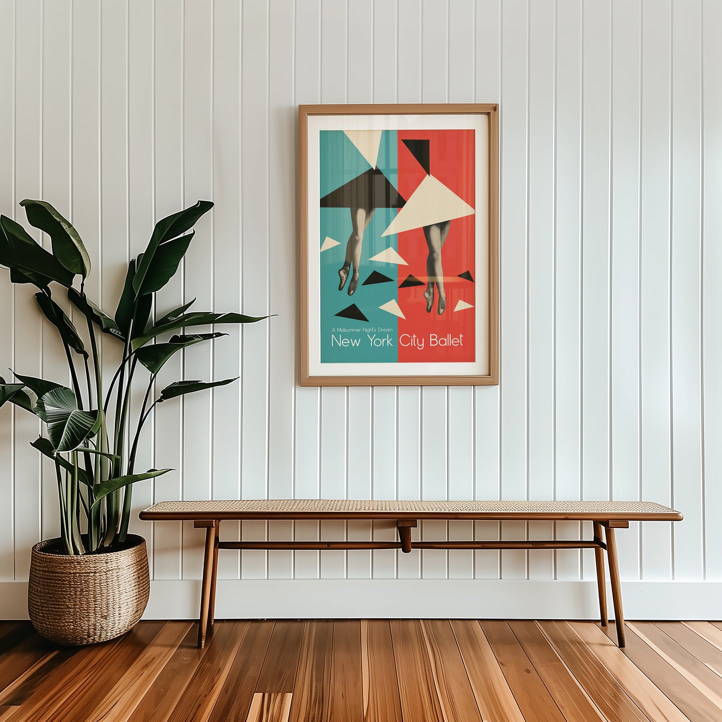 A Midsummer Night’s Dream — New York City Ballet | Modern Ballet Poster | Mid-Century Dance Art Print