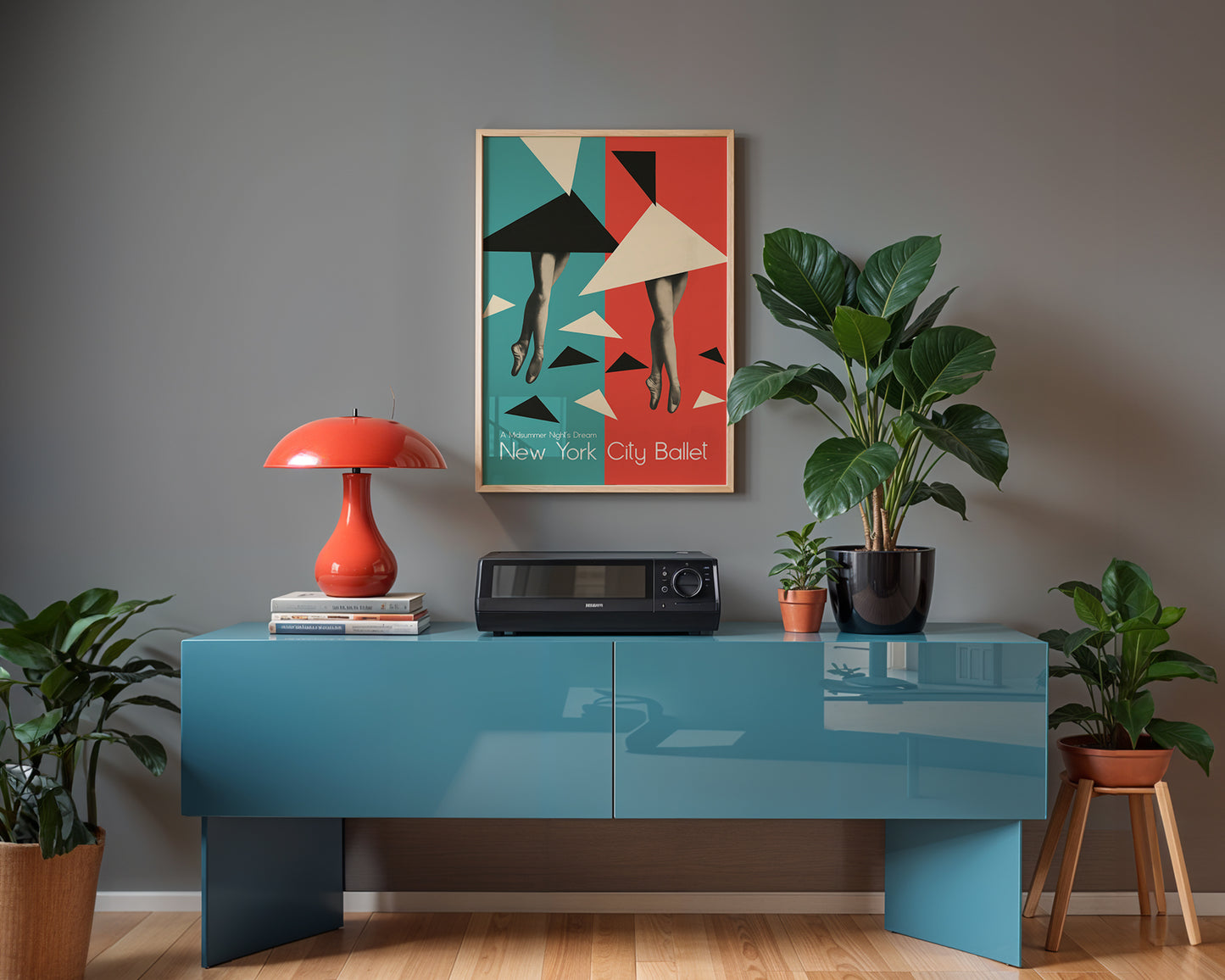 A Midsummer Night’s Dream — New York City Ballet | Modern Ballet Poster | Mid-Century Dance Art Print
