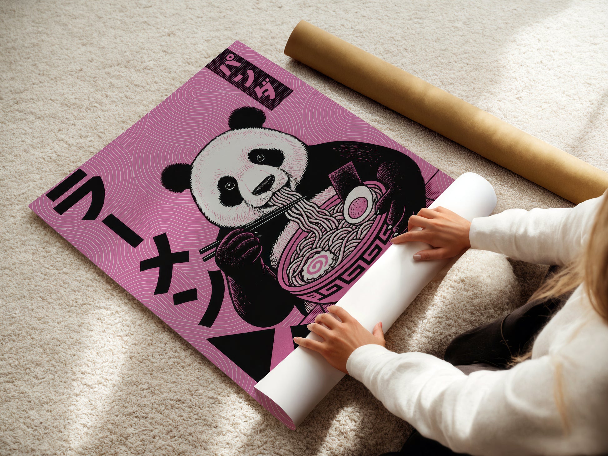 Japanese graphic print