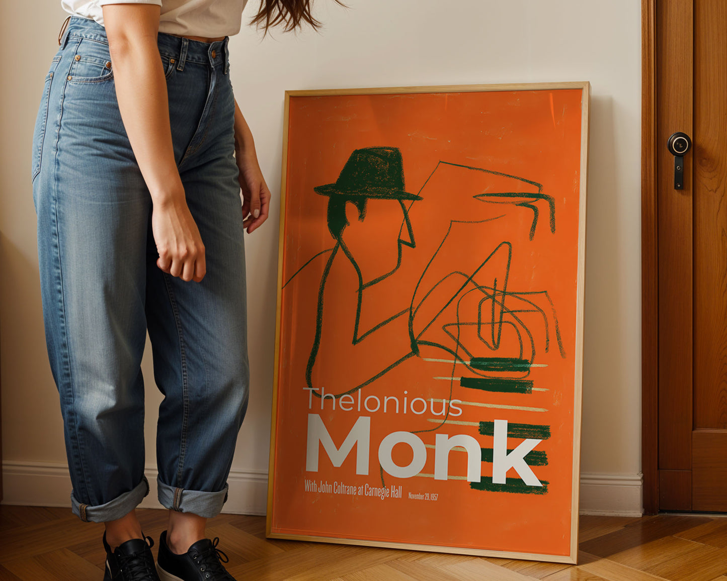 Thelonious Monk at Carnegie Hall 1957 – Modern Jazz Poster Print